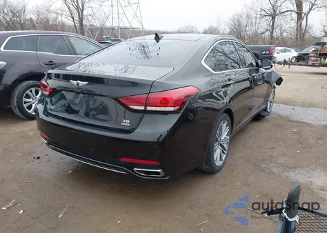 2018 Genesis G80 3.8 from USA, damaged, VIN KMHGN4JE1JU249107